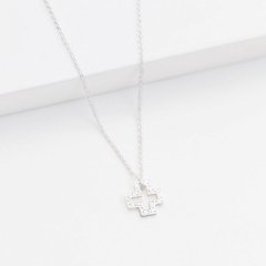 Floating Cross Necklace 2