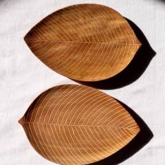 Wooden Leaf Tray 4
