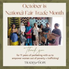 October - Nat'l Fair Trade Month