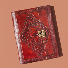 Leather Peacock Journal