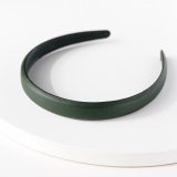 Evergreen Thin Leather Headband