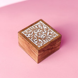 Flower Wooden Jewelry Box