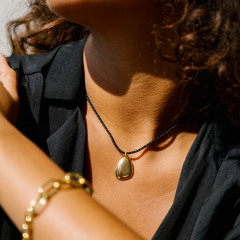 Golden Cord Necklace M1