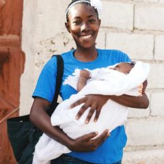 Haitian Mama + baby