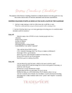 thumbnail of Hostess Coaching Checklist
