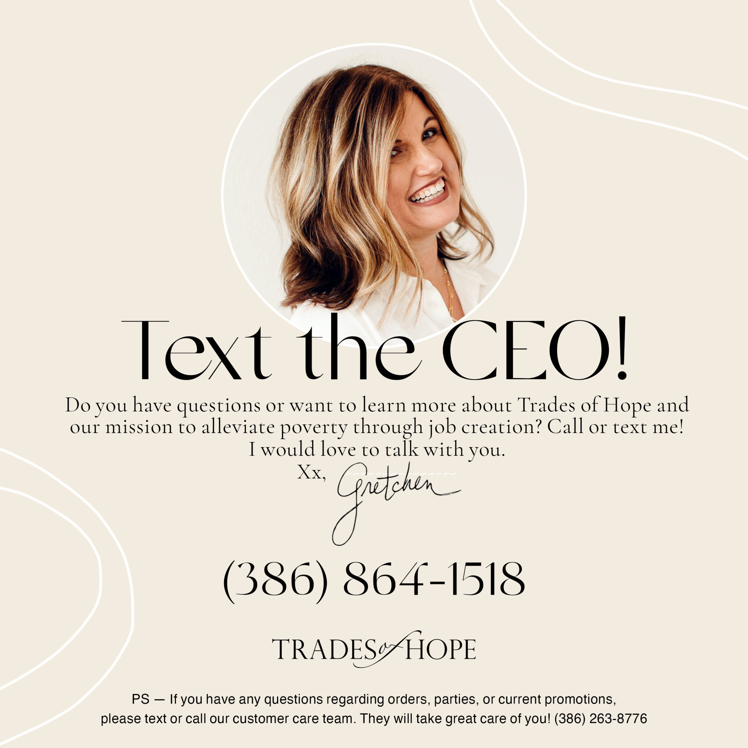 Text the CEO!