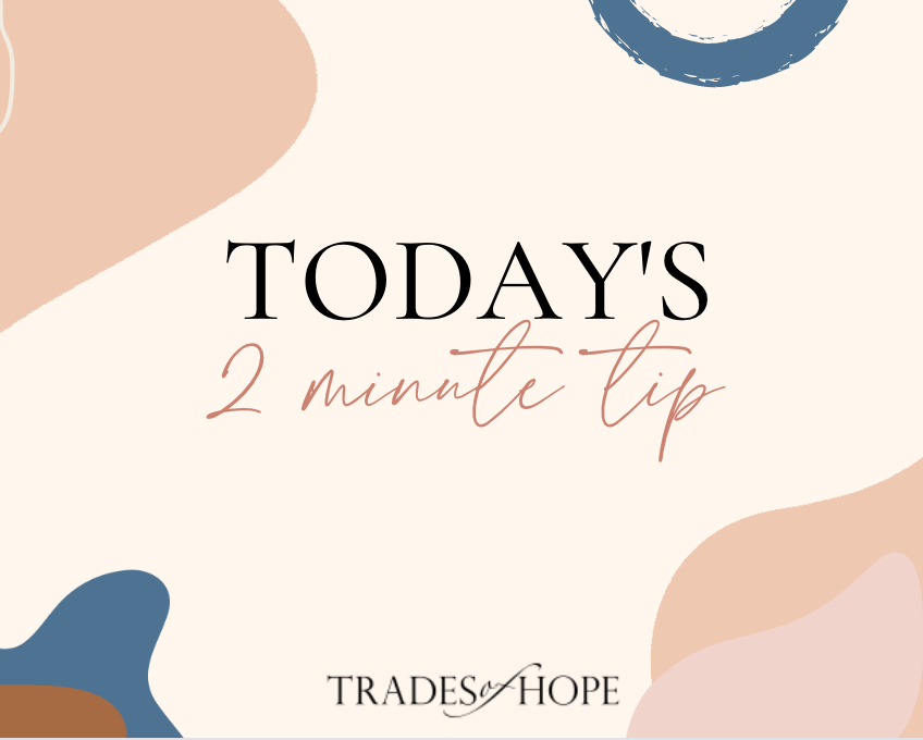 Two Minute Tip Friday 7/15