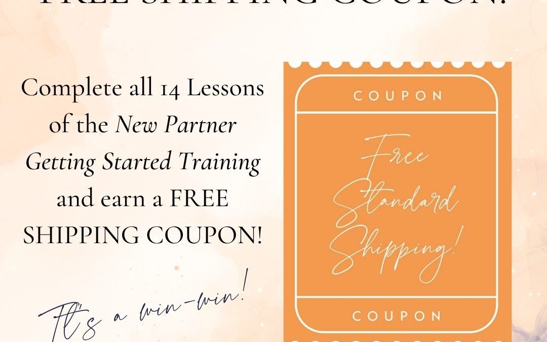 Reminder: EARN A FREE SHIPPING COUPON! 
