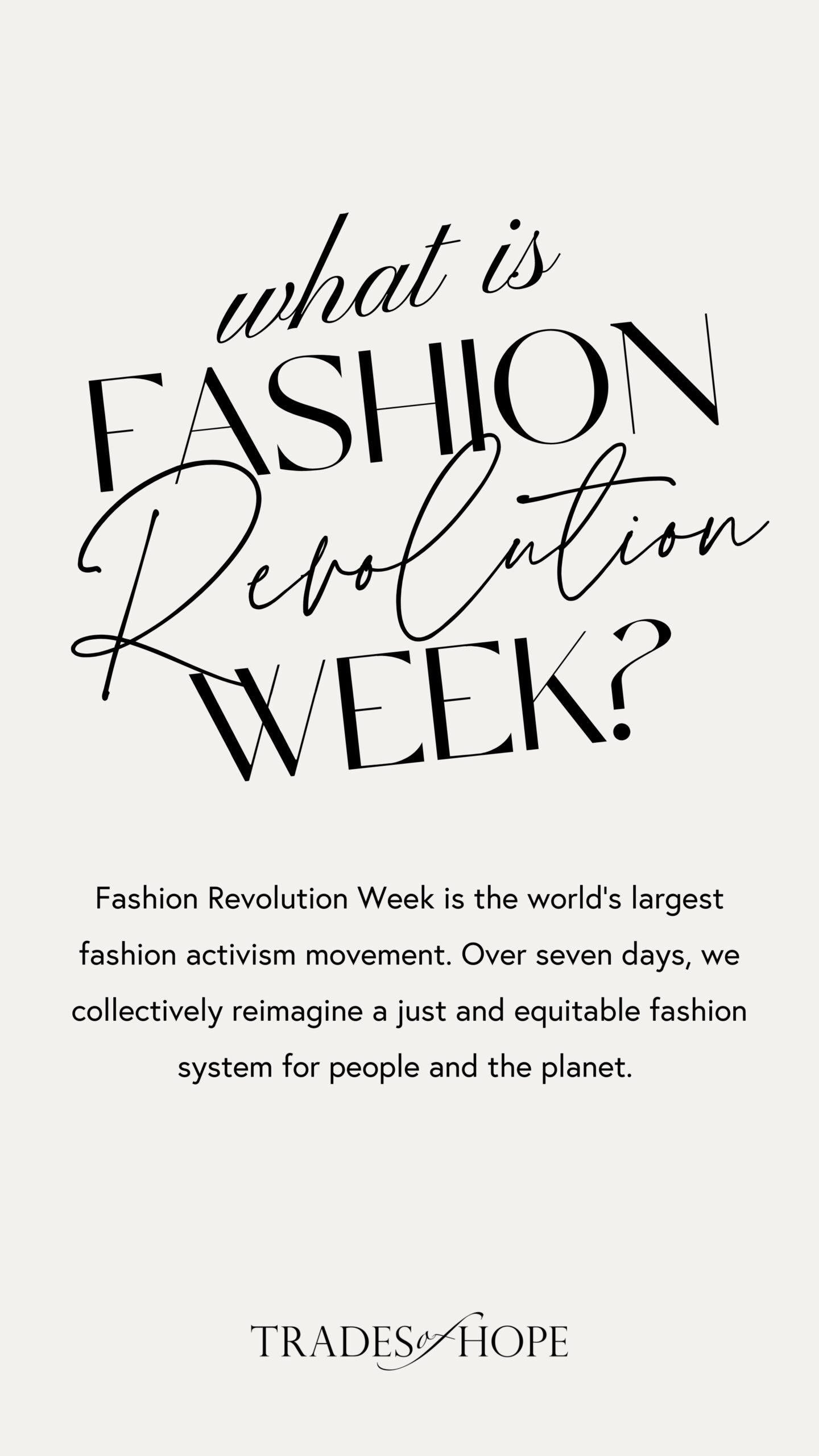 Fashion as a Force For Good