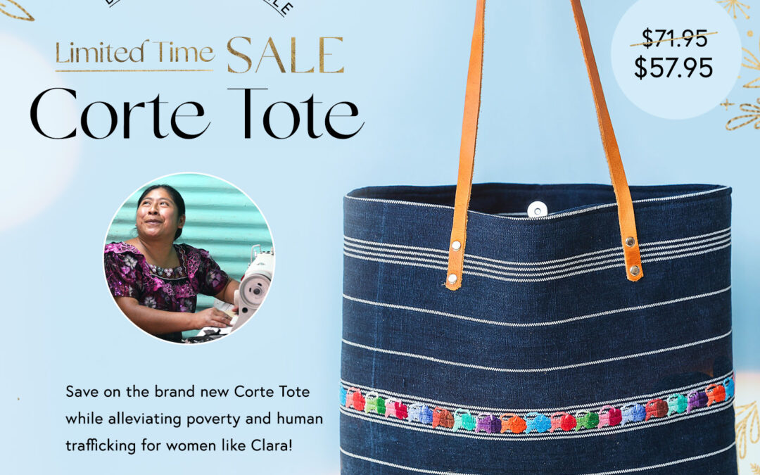 The Corte Tote, our Bright Friday release went live at Midnight!
