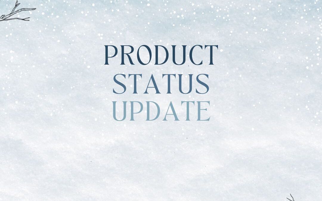 Product Status Update: 1/09/24