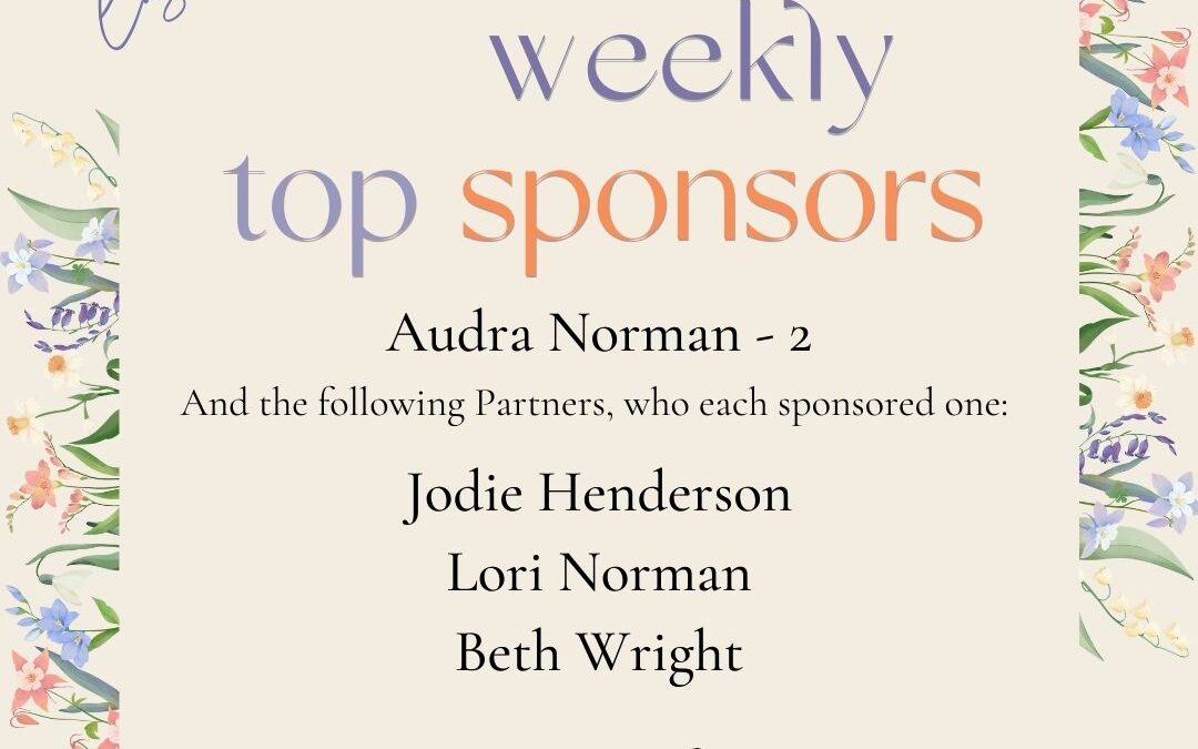 Weekly Top Sponsors