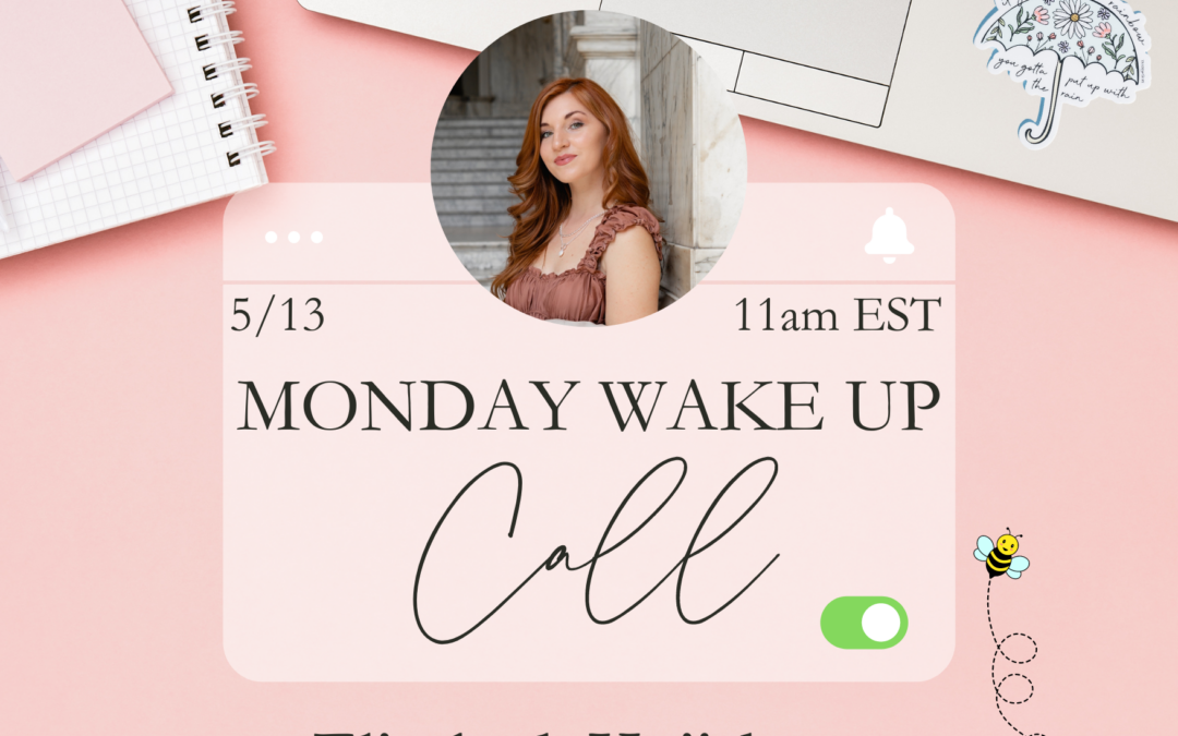 UPDATED Monday’s Wake Up Call Guest